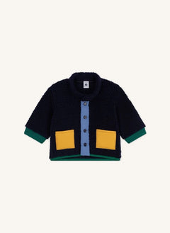 Petit Bateau - Sherpa tarzı ceket | Lacivert