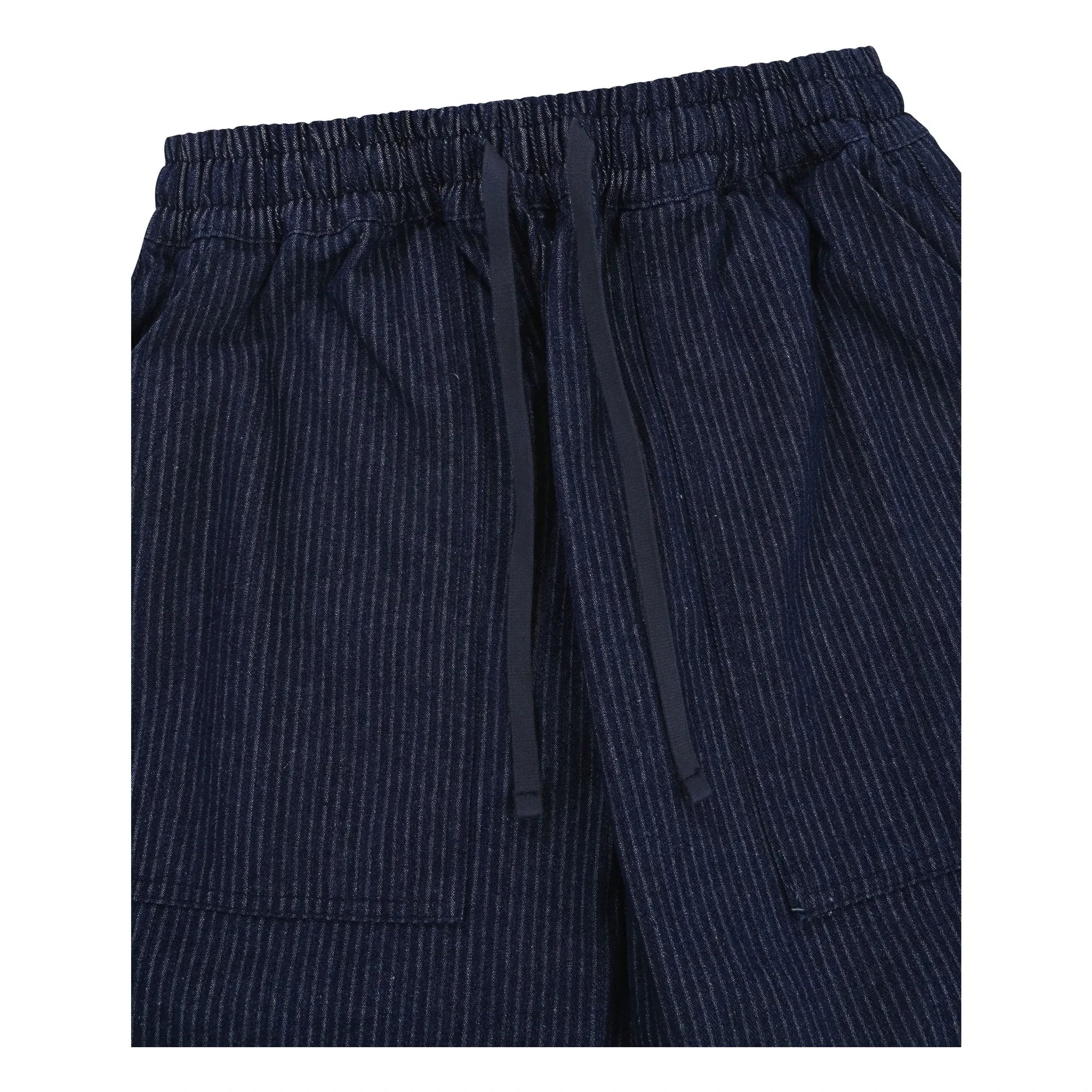 Kappy – Ermüdete Denim-Streifenhose | Indigo