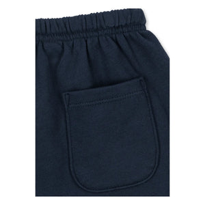 Konges Sløjd - Spotty Sweat Shorts Bio-Baumwolle Uni | Dunkelblau