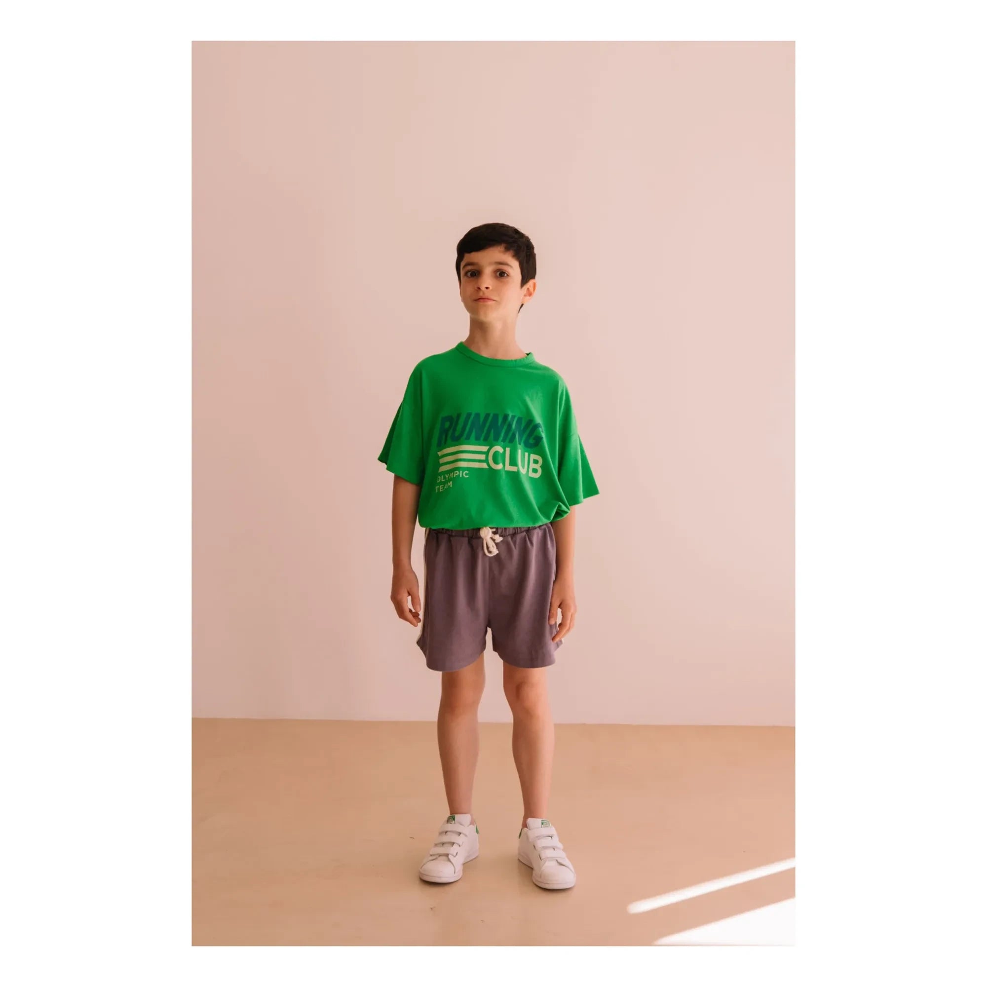 We Are Kids - Dylan Running Club Bio-Baumwoll-T-Shirt | Wiesen-Grün