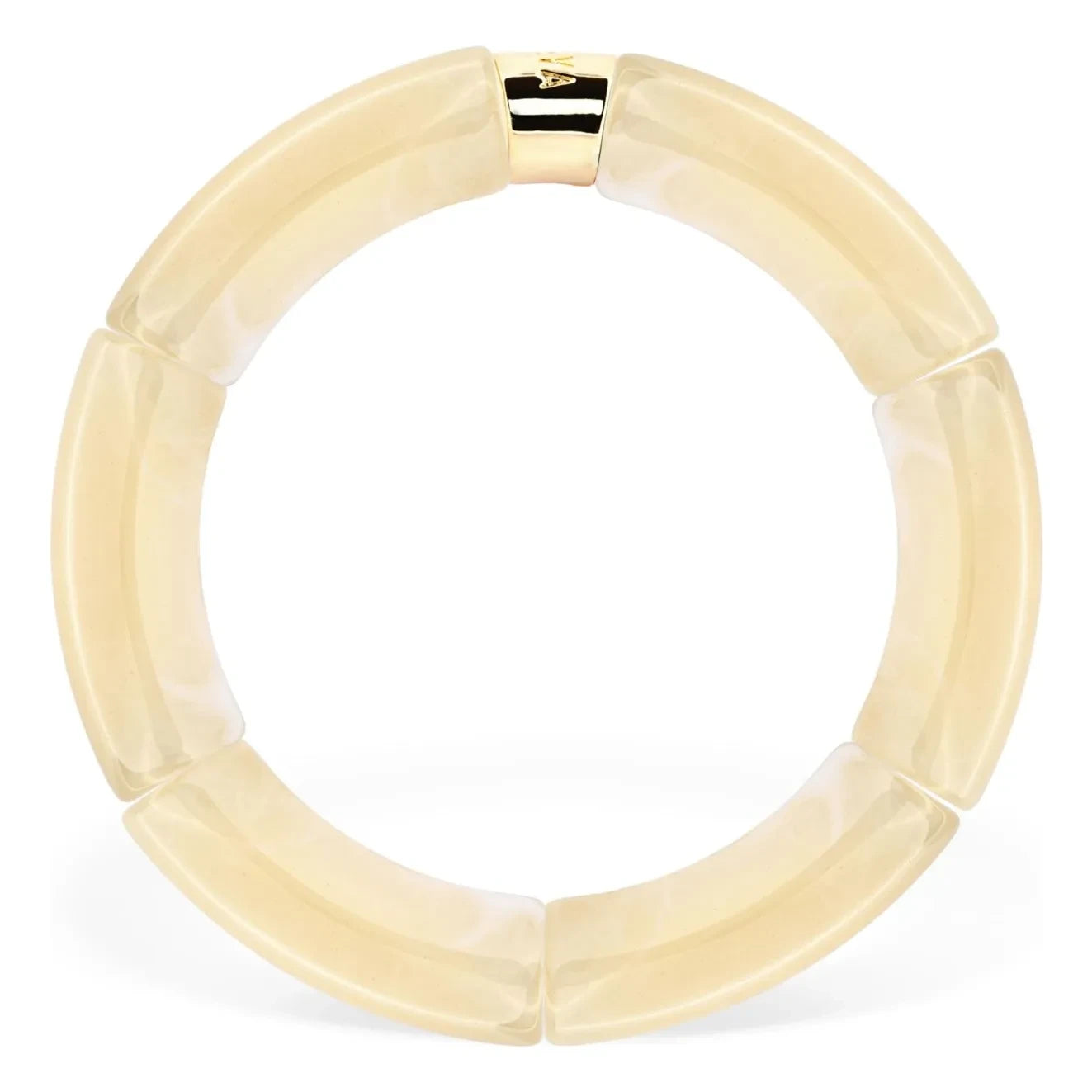 Parabaya - Armband Cream Mono 3 | Creme