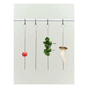 Hay - Outdoor Market çelik şişler, Jasper Morrison - 4'lü Set | Çelik