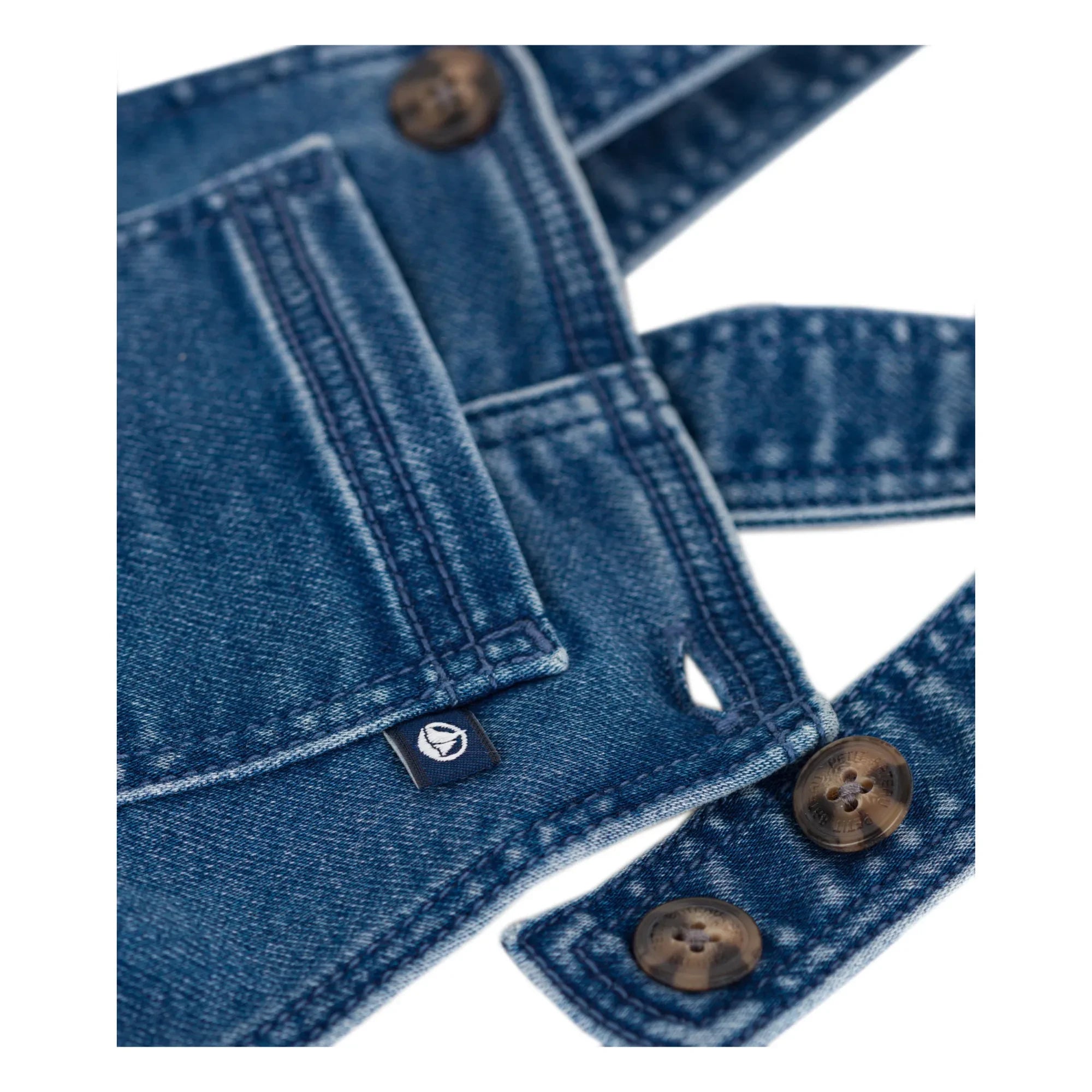 Petit Bateau – Jeans-Latzhose | Blau