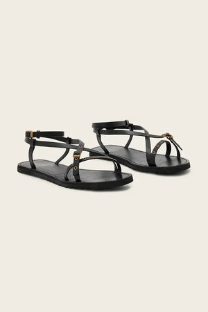 AllSaints kadın deri sandalet Tyla Eyelet Sandal