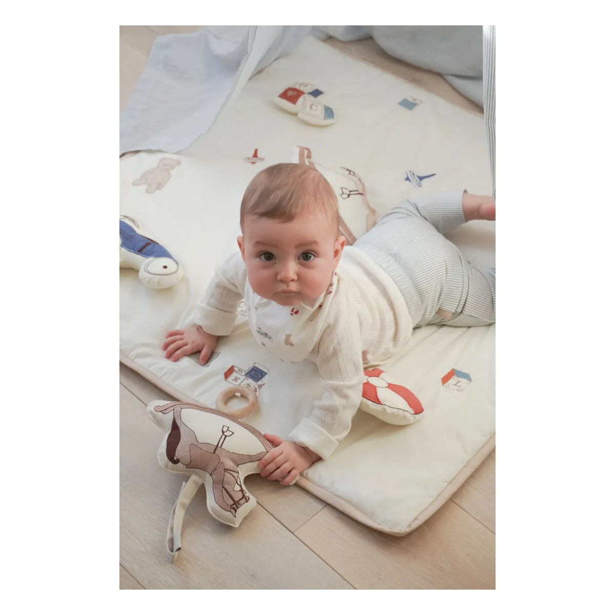 Cam Cam - Vintage Toys Spielmatte | Beige