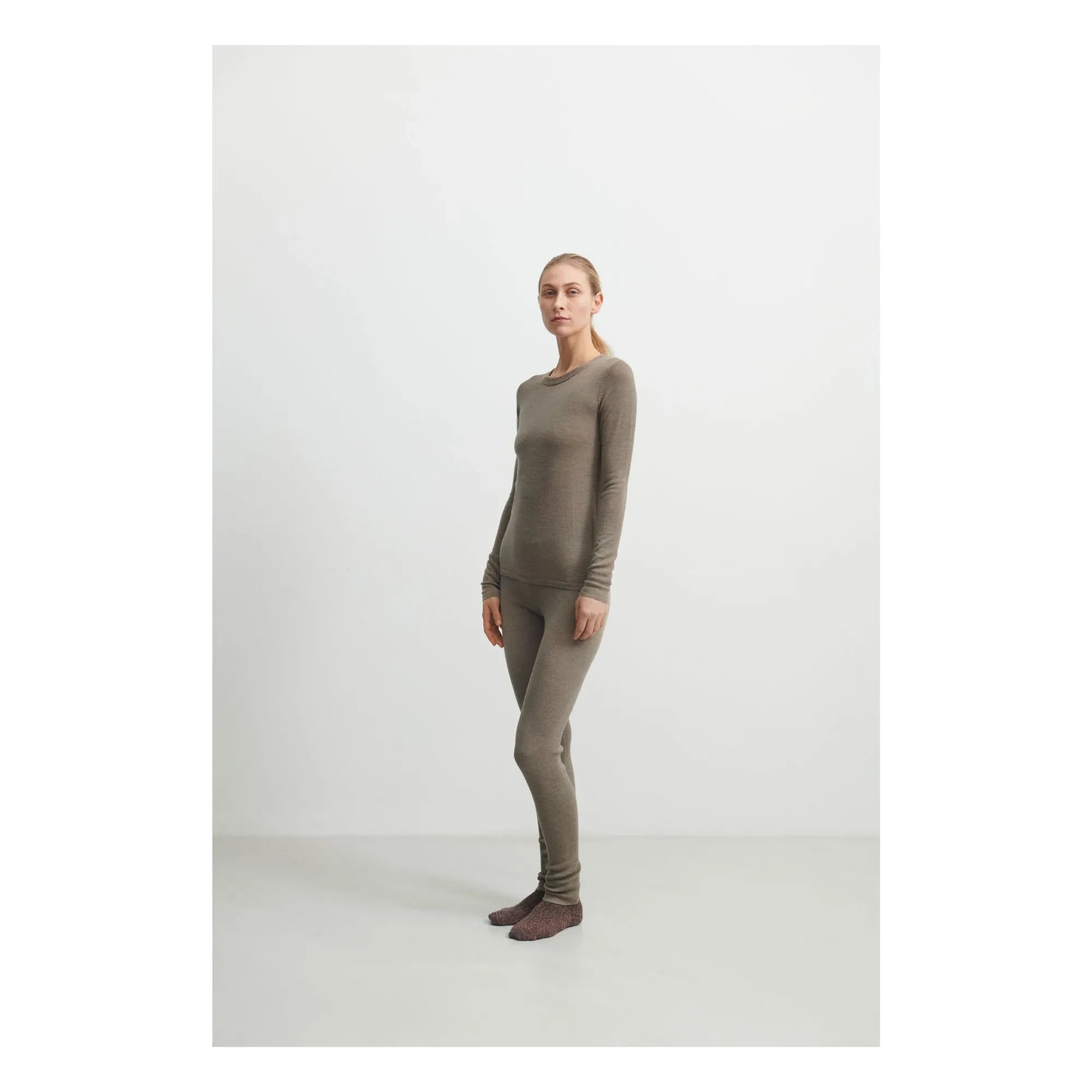FUB - Merinowolle-Leggings - Damenkollektion | Beige
