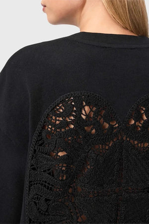 AllSaints ESME kadın pamuklu oversize tişört