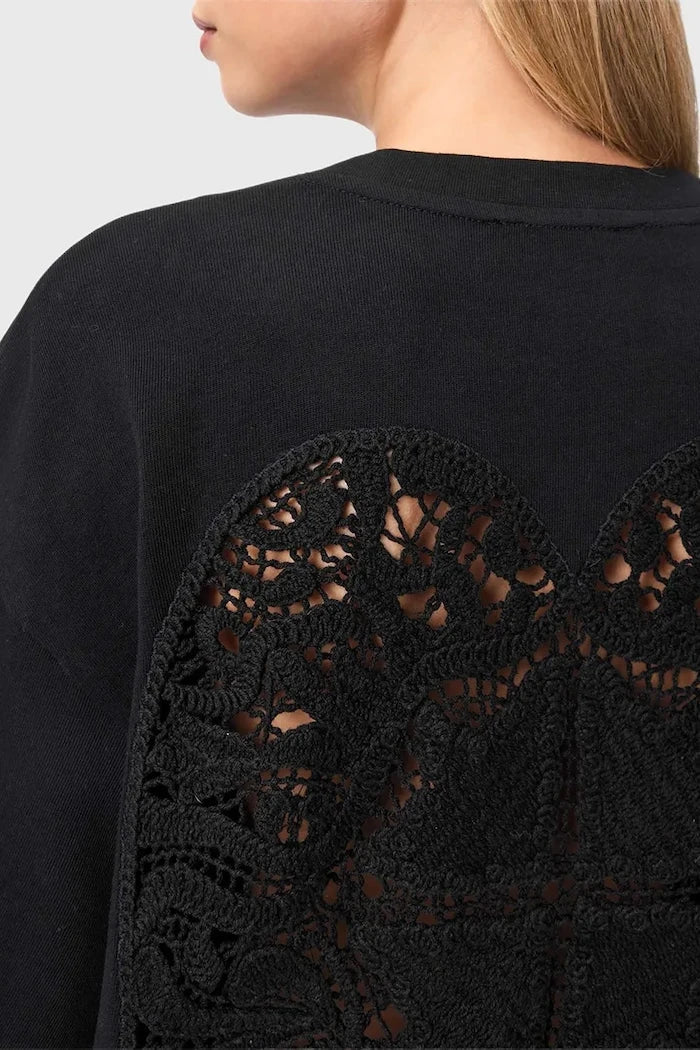 AllSaints ESME kadın pamuklu oversize tişört