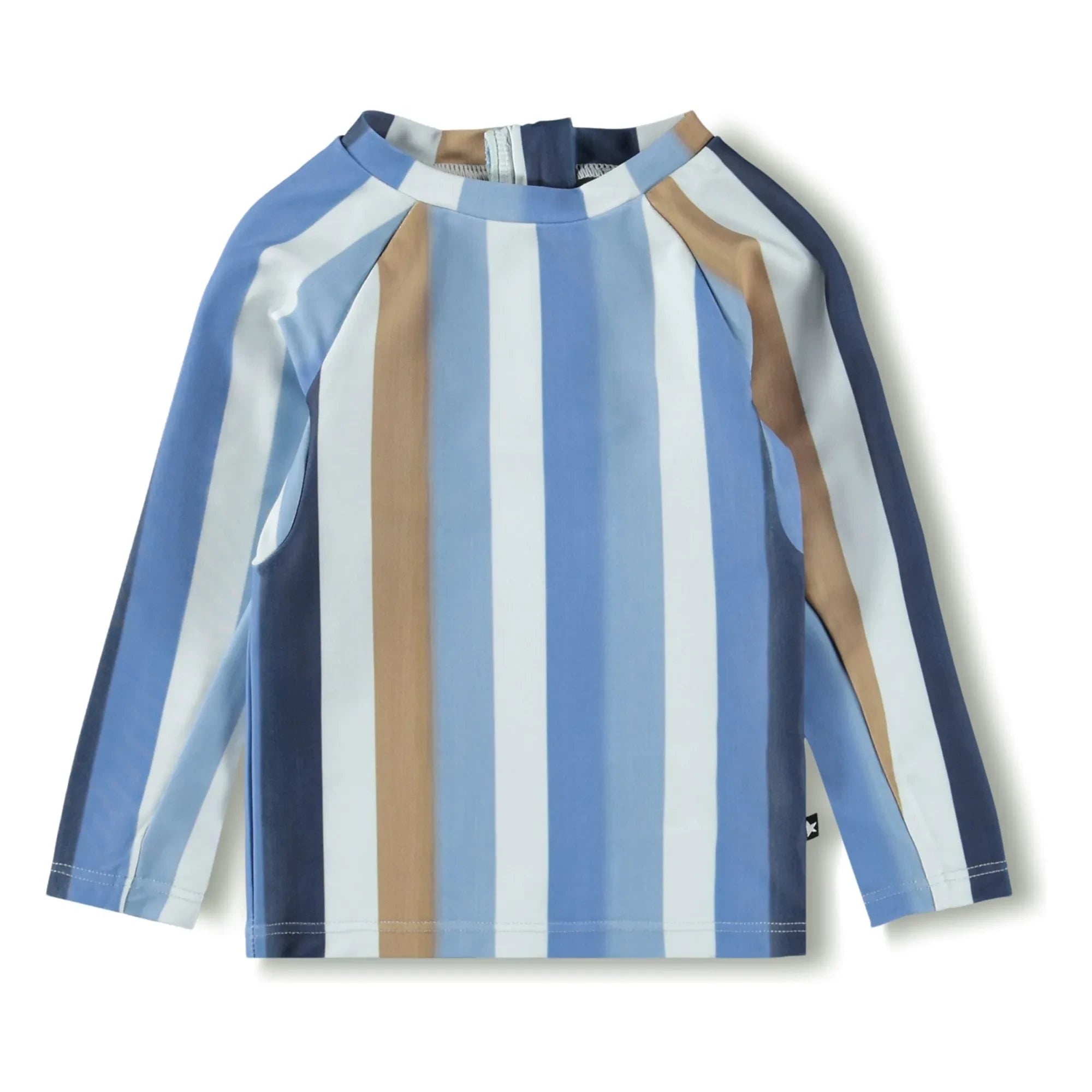 Molo - Nemo Gestreiftes UV-Schutz-T-Shirt aus recycelten Fasern | Blau