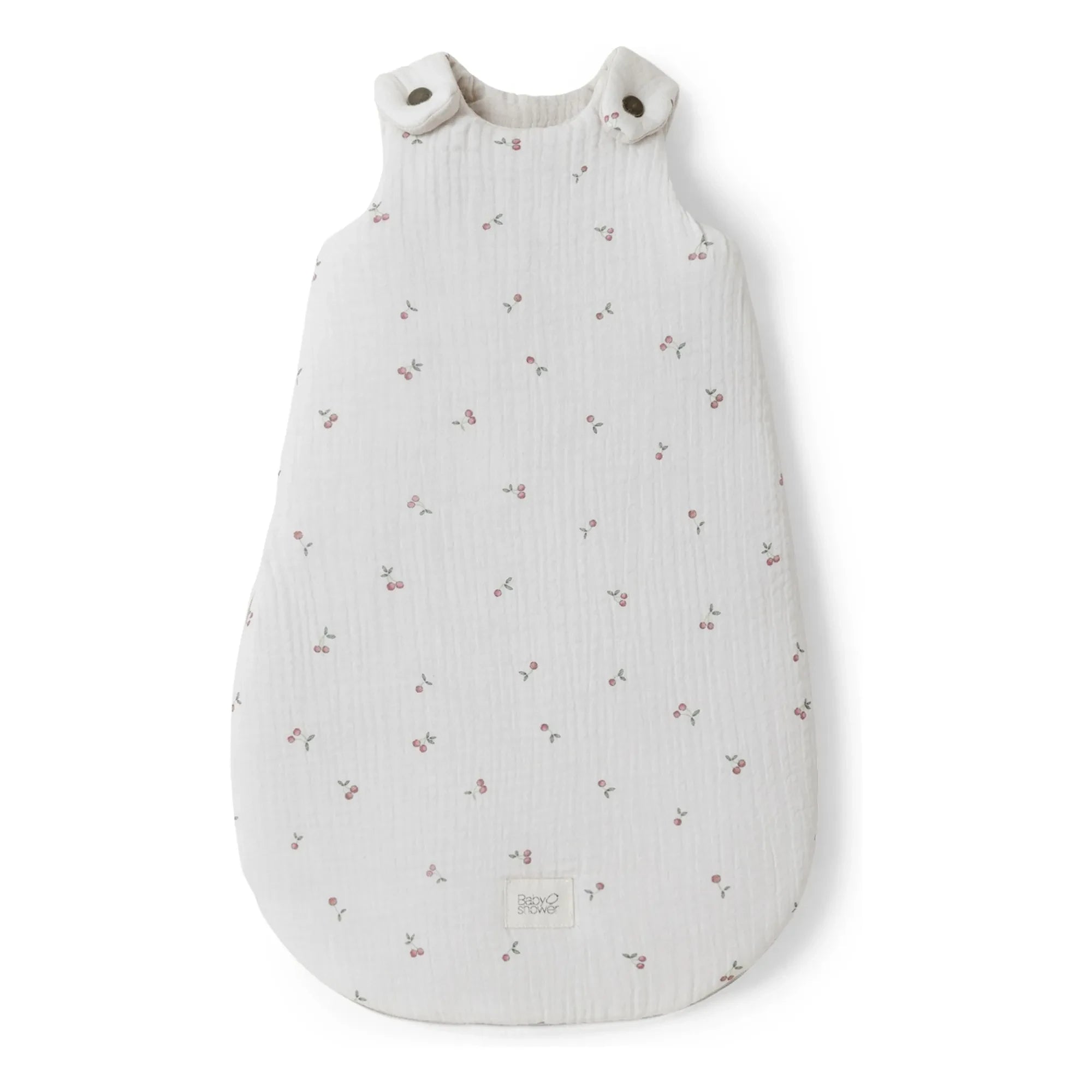 Babyshower - Baby-Schlafsack mit Kirschen | Ecru