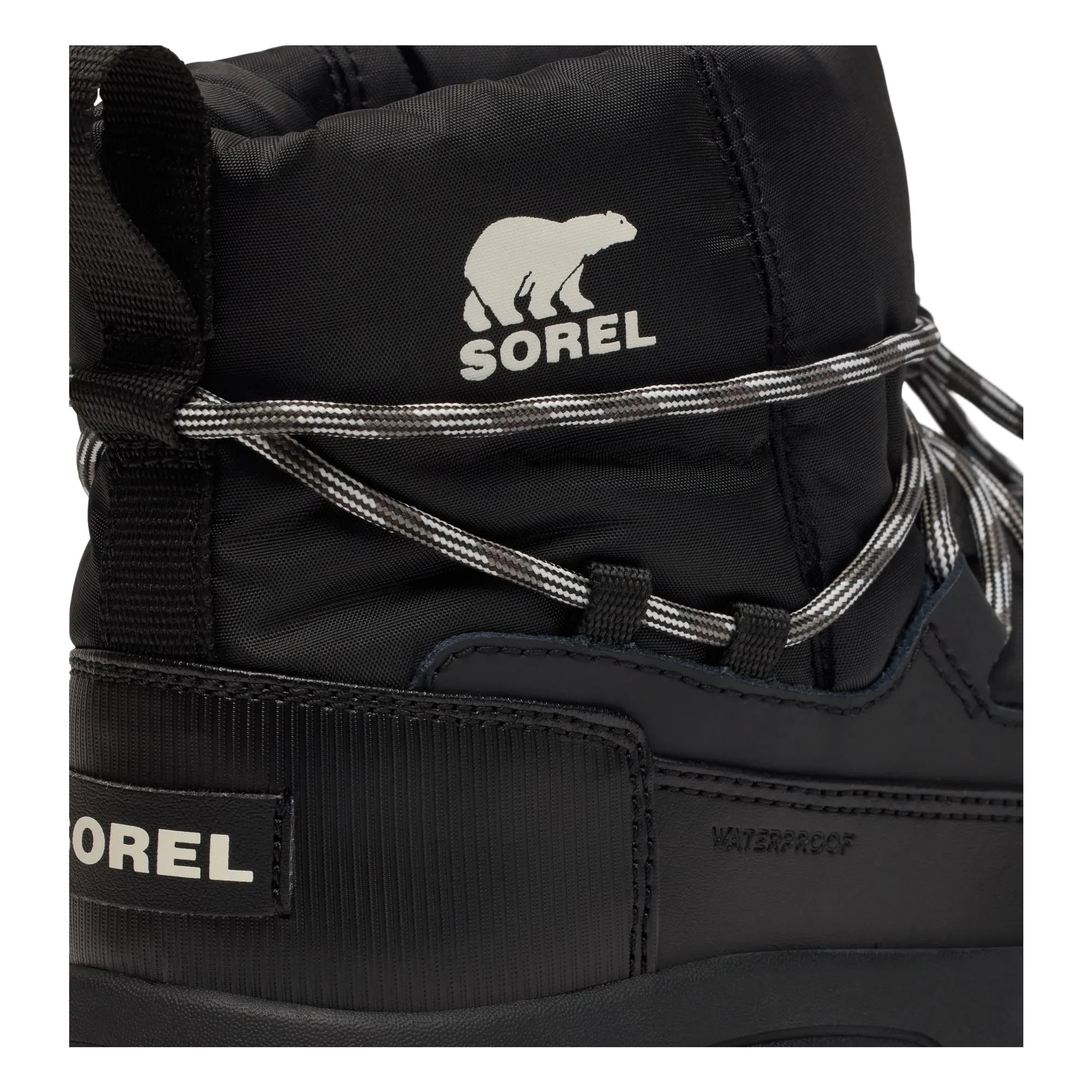 Sorel - Whitney III Slip-On wasserdichte Stiefel | Schwarz