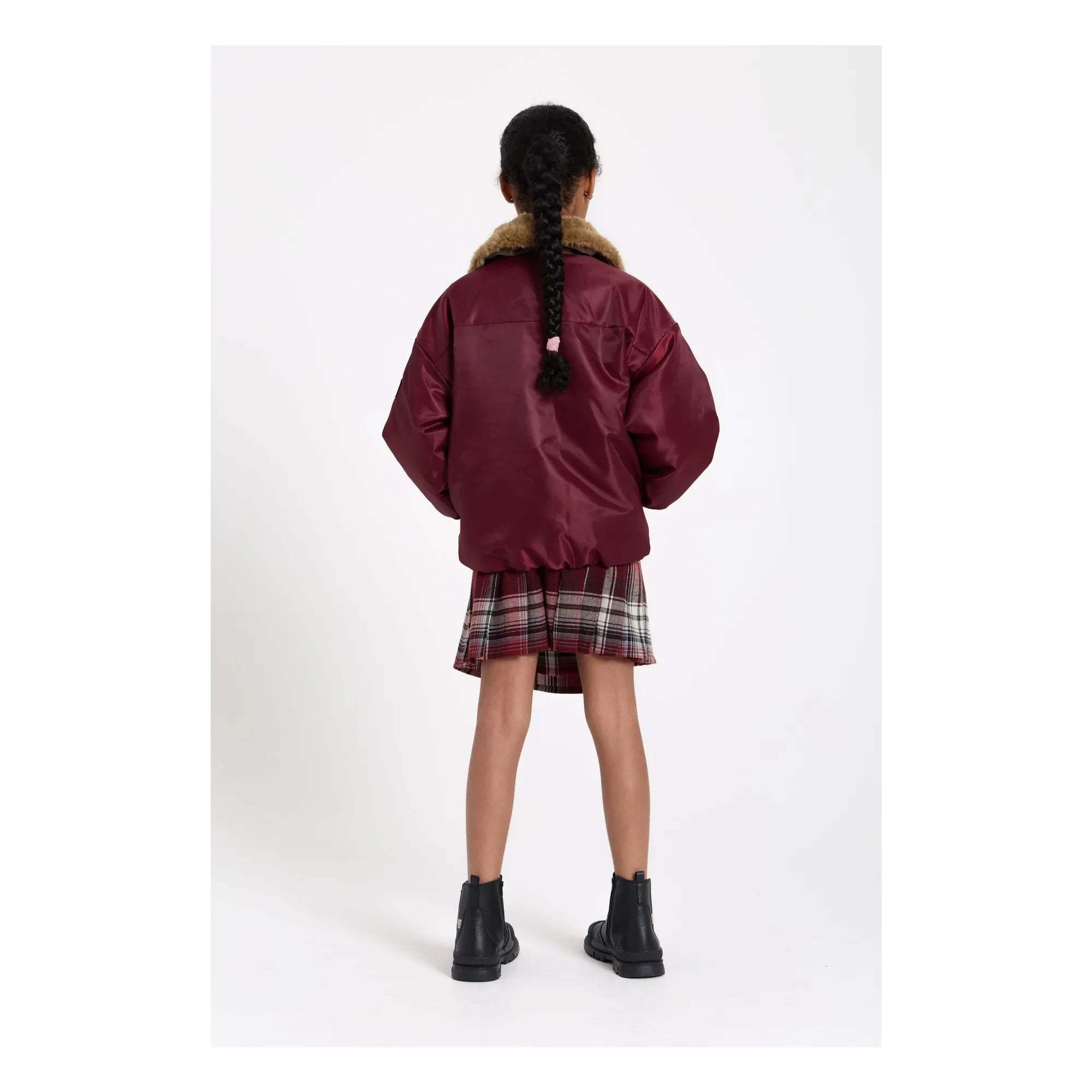 Finger in the nose - Aria Bomberjacke | Aubergine