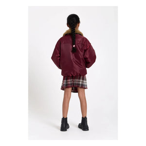 Finger in the nose - Aria Bomberjacke | Aubergine