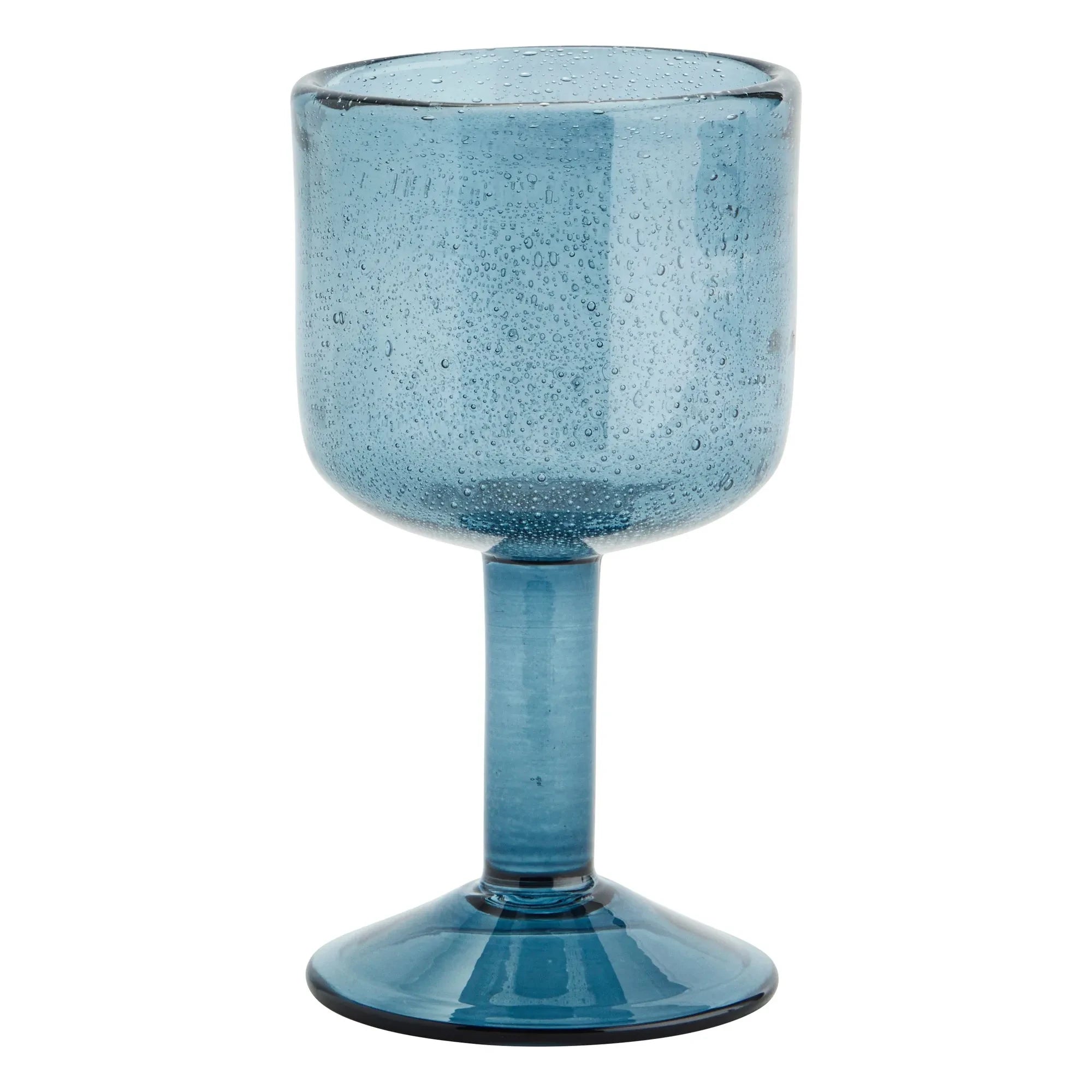 Madam Stoltz - Weinglas | Blau