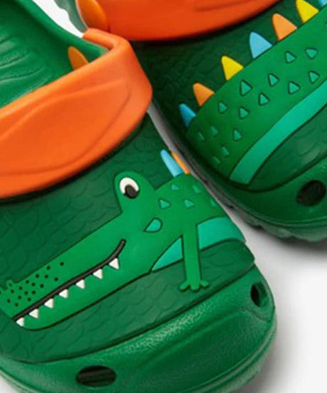 Next - Yeşil Timsah Erkek Çocuk Terlik-Dinossi