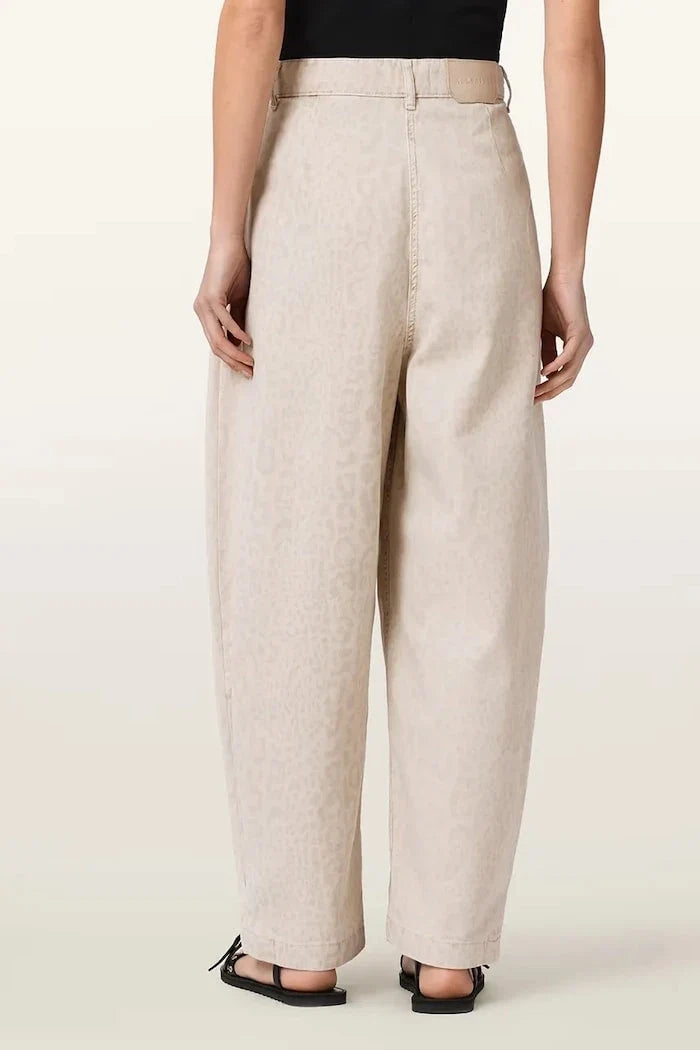 AllSaints pamuklu baggy kadın pantolonu BECCA
