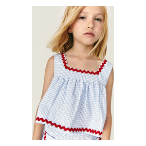 Mipounet - Top Sylvie Vichy | Hellblau