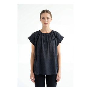 BELLEPIECE - Sistelo Baumwollbluse | Grau