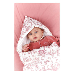 Tartine et Chocolat - Toile de Jouy Babywiege | Pfirsich