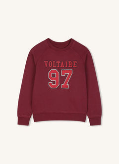 Zadig & Voltaire - Sweat Voltaire 97 Organische Baumwolle | Bordeaux