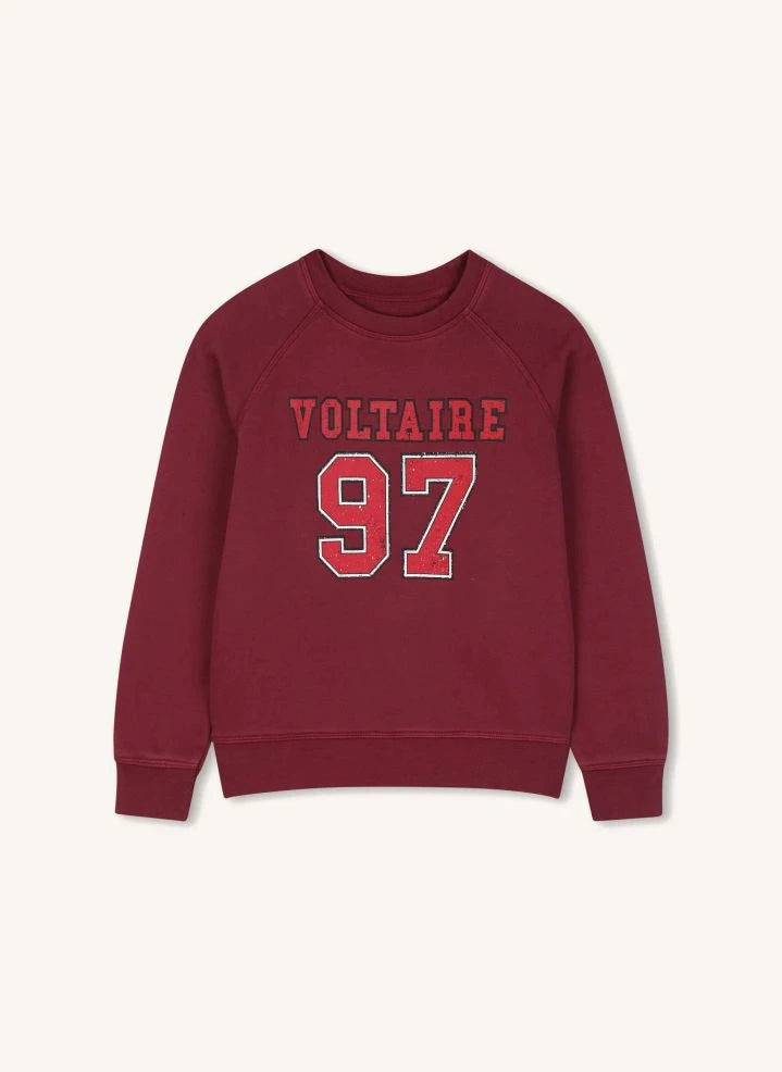 Zadig & Voltaire - Sweat Voltaire 97 Organische Baumwolle | Bordeaux