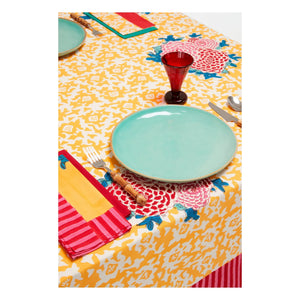 Lisa Corti - Arabesque Tischdecke Corolla | Gelb