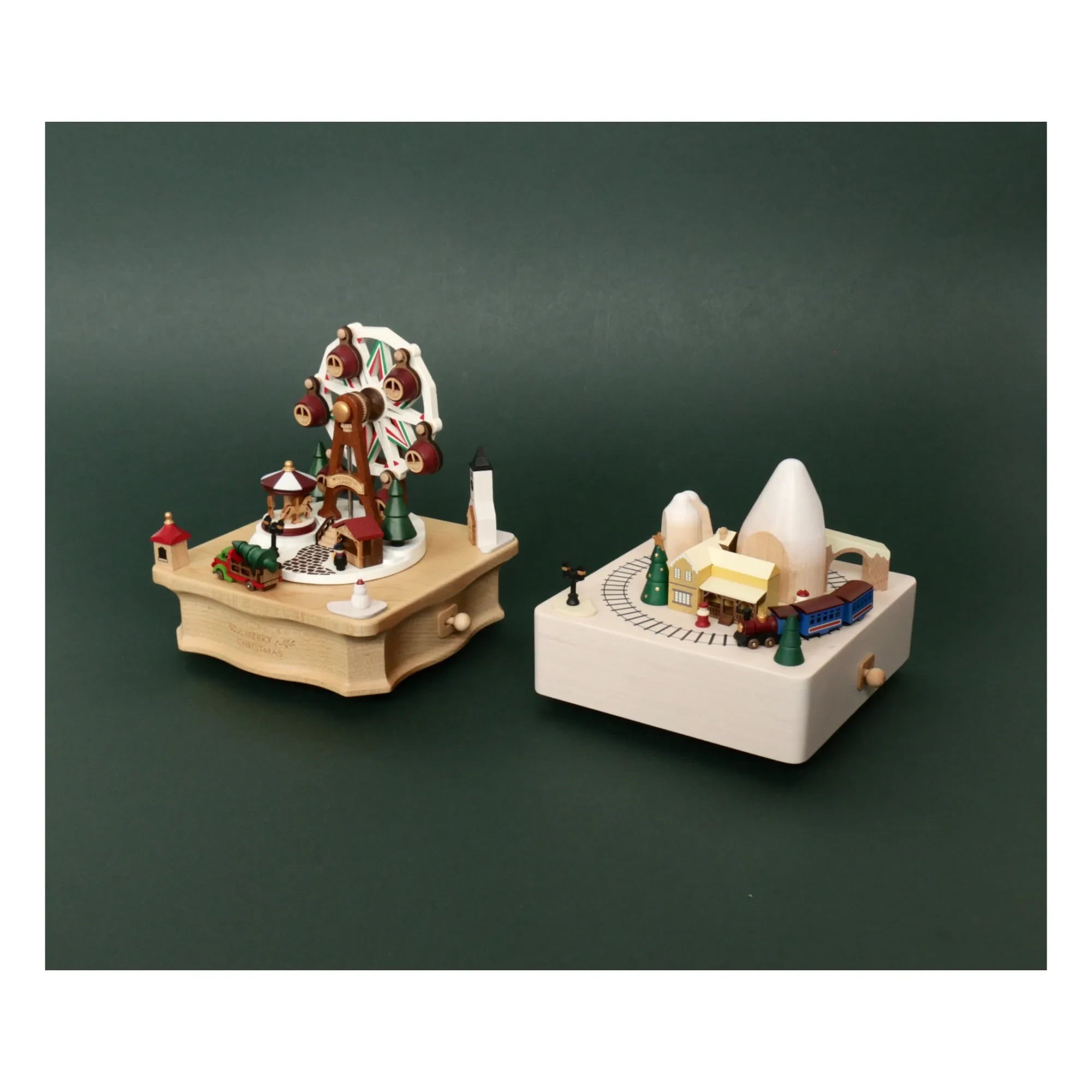 Wooderful life - Winterzug Holz-Spieluhr