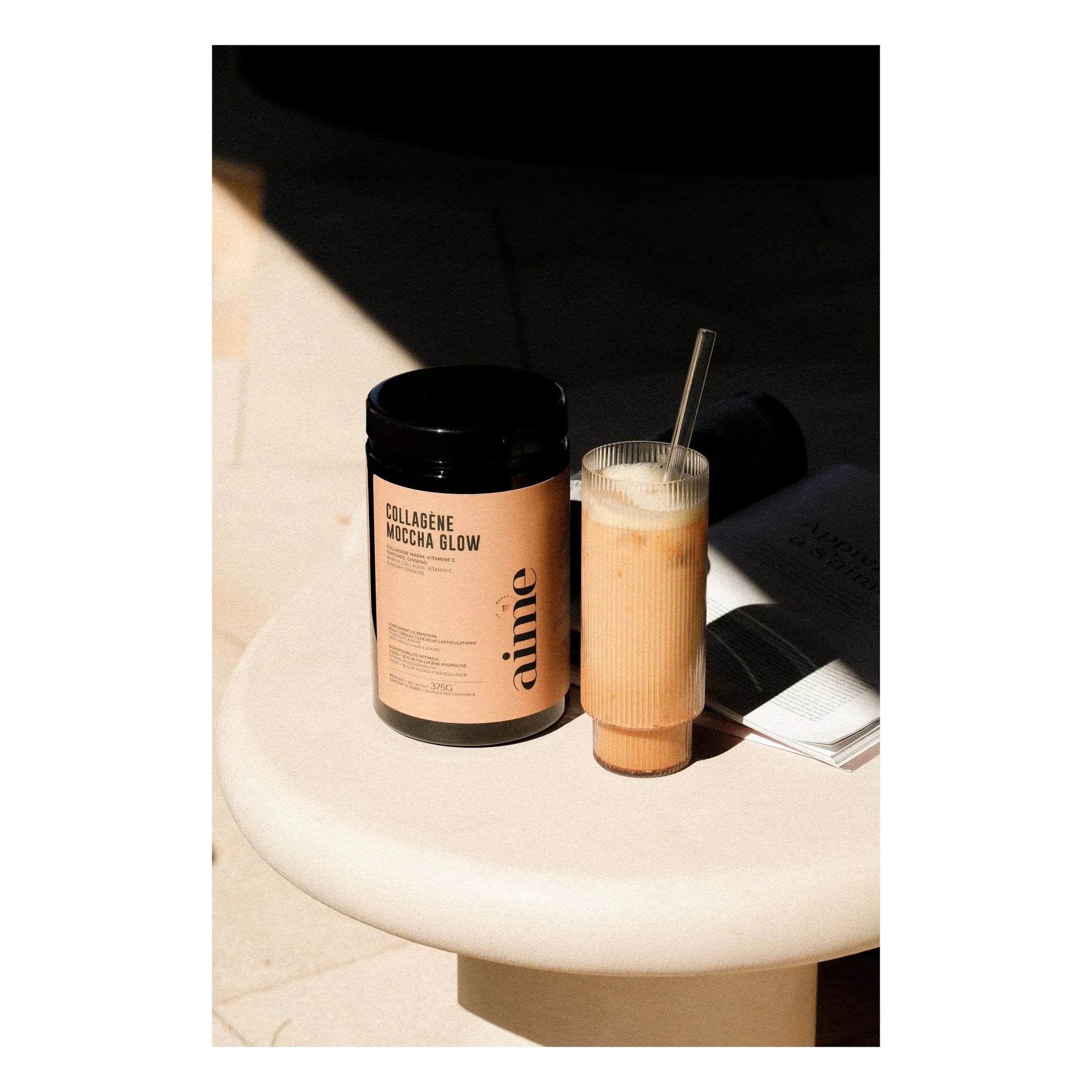 AIME - Kollagen-Nahrungsergänzung Moccha Glow - 30 Tage