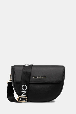 Valentino Bags kadın imitasyon deri kruvasan çanta
