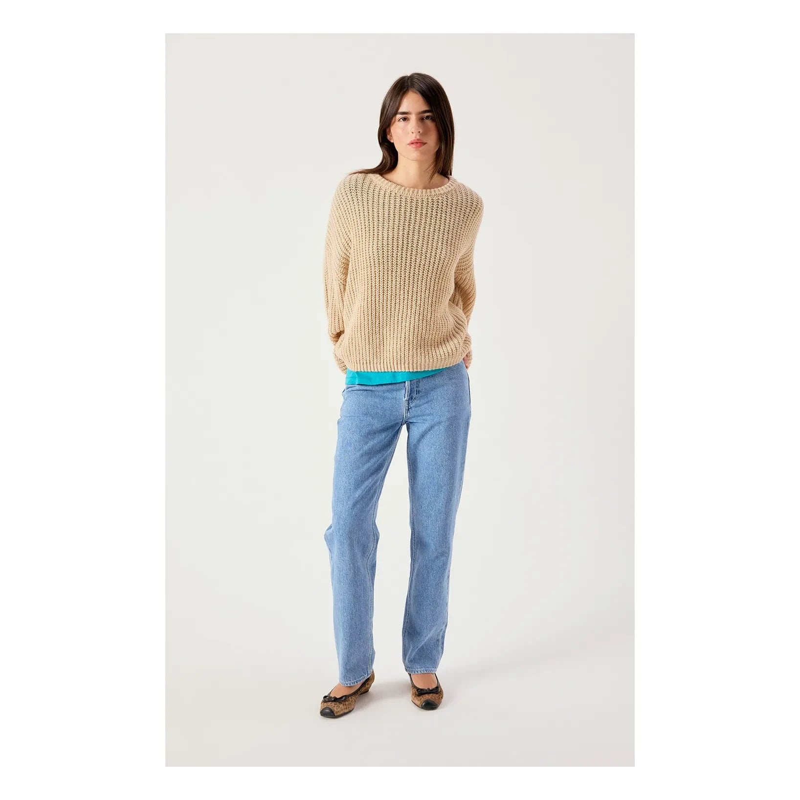 American Vintage - Cyrow Yün Kazak | Bej
