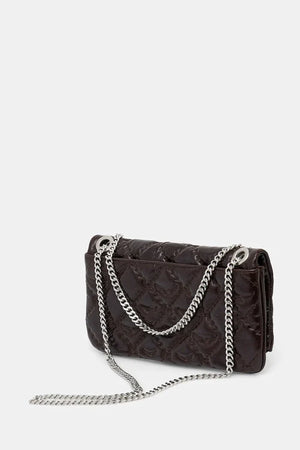 ZADIG&VOLTAIRE ROCK II VINTAGE MONOGRAM Deri Çanta