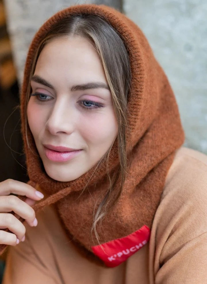 K'puche - Kim Alpaka Kapuzenpullover | Camel