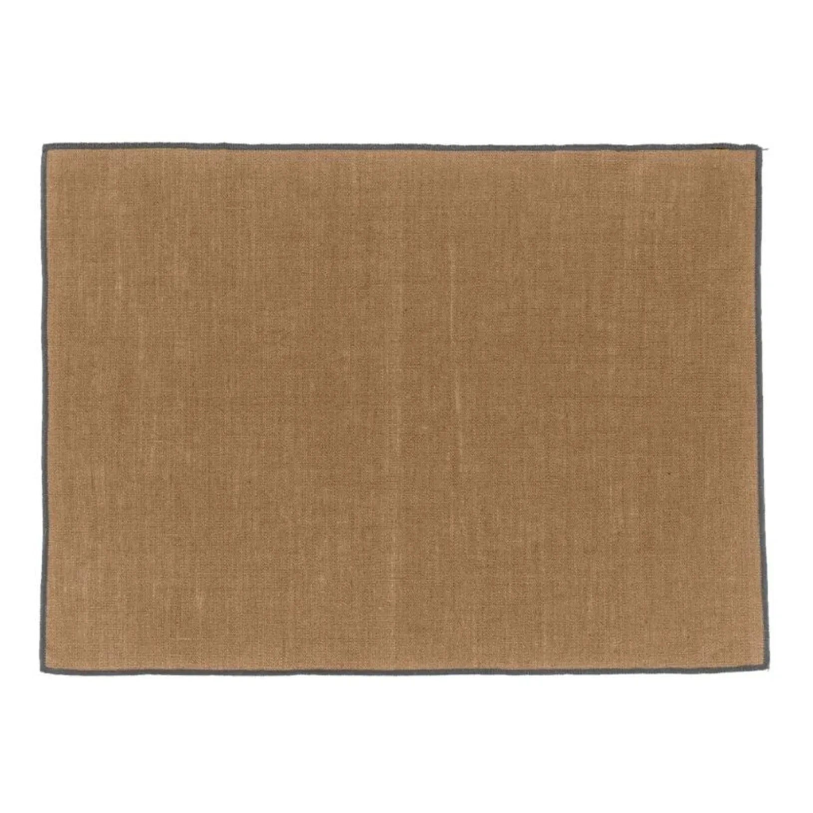 Haomy - Borgo Beschichtetes Leinen-Tischset | Tabacco