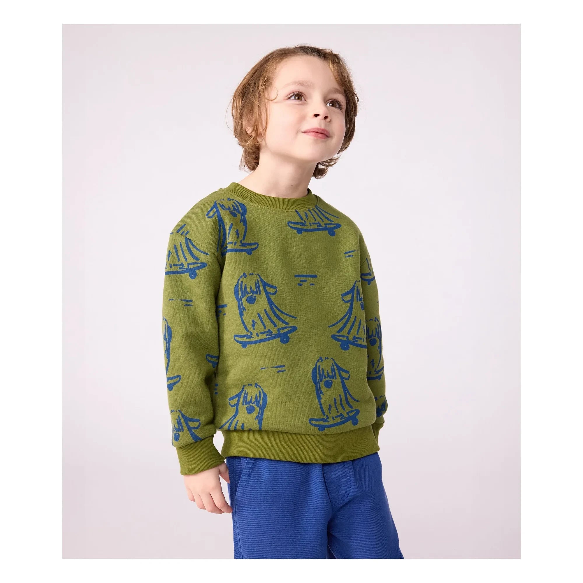 Petit Bateau - Sweat Skates | Grün