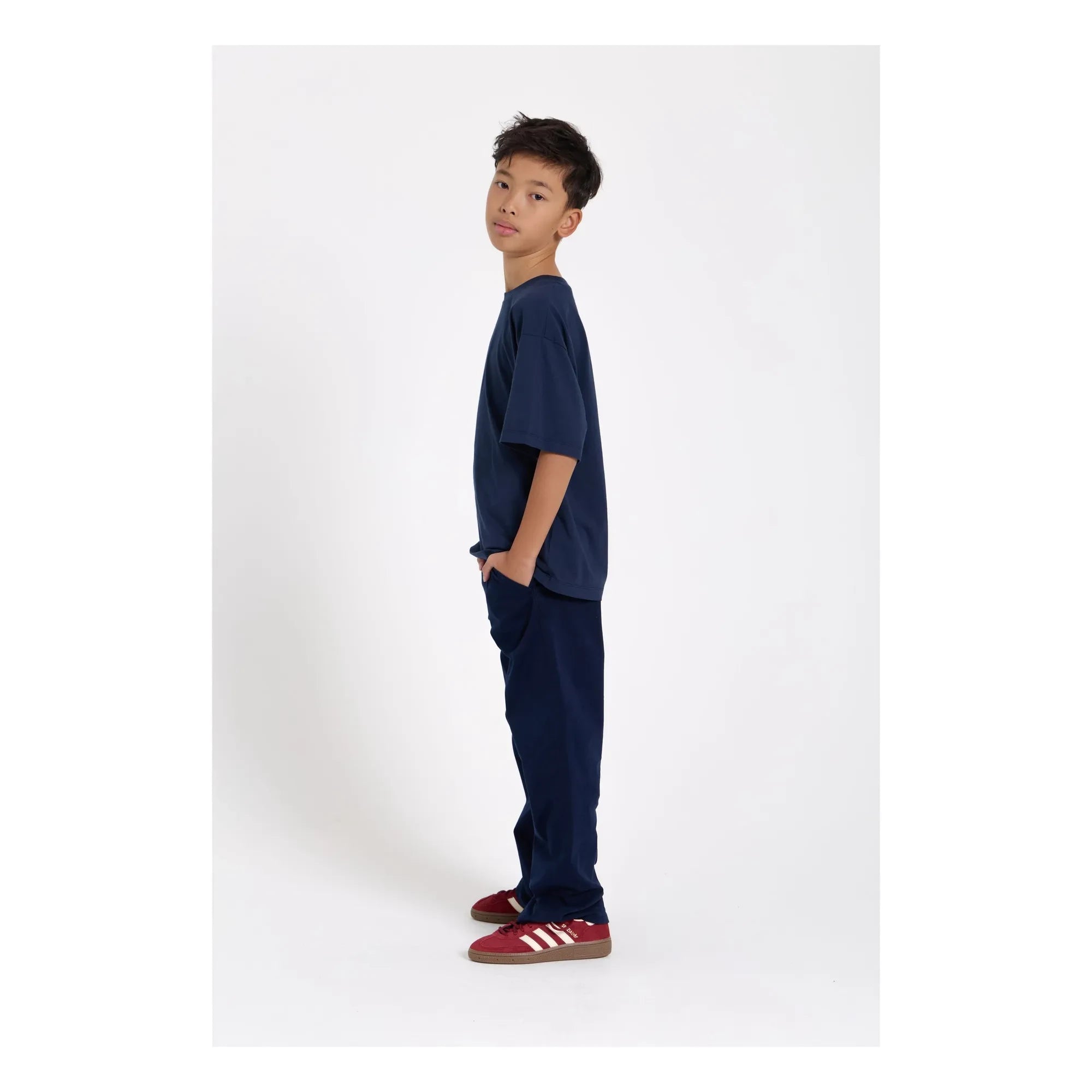 Smallable Kid - Nils Bio-Baumwoll T-Shirt | Waschblau