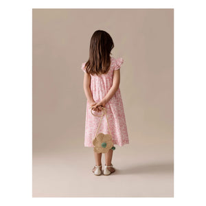 Bonpoint - Galantine Fleurie Kleid | Puderrosa