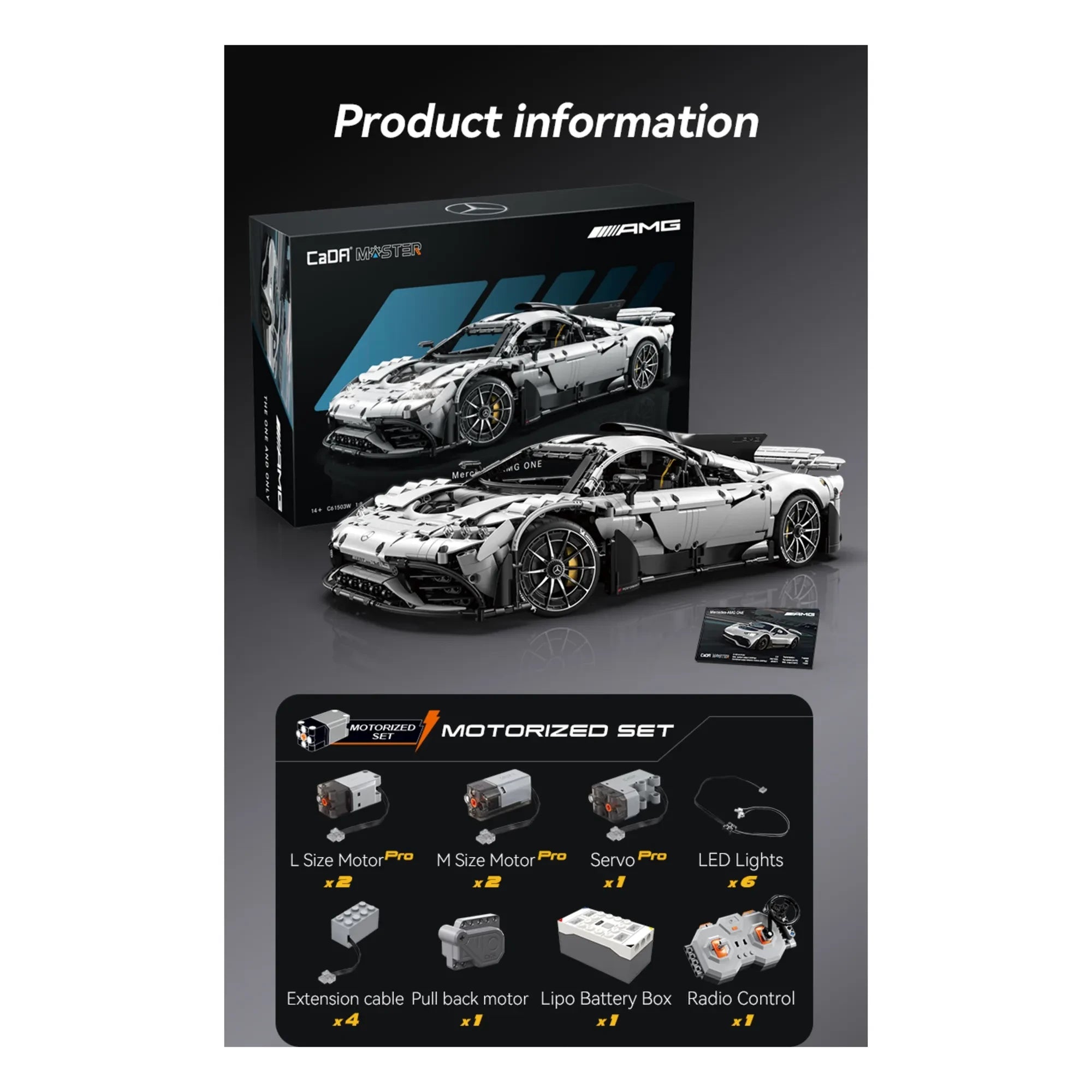 Cada - Mercedes-AMG Project One Bausatz