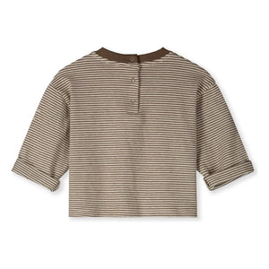 Gray Label - Organik pamuklu T-shirt | Haki kahverengi