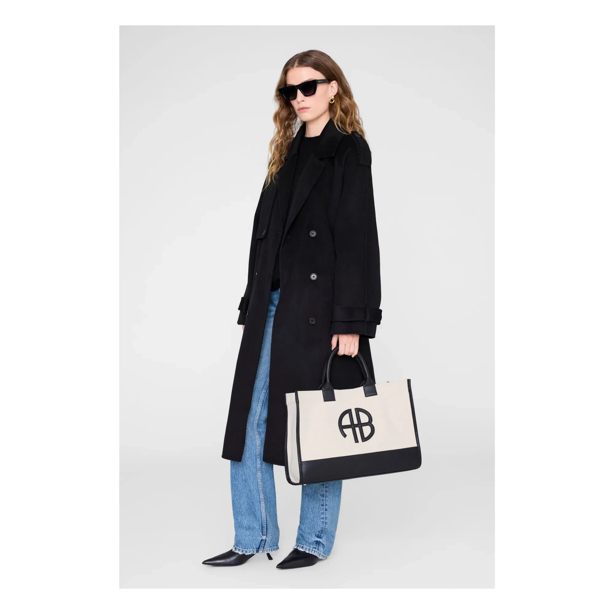 Anine Bing - Lara Tote Bag Mittel | Ecru