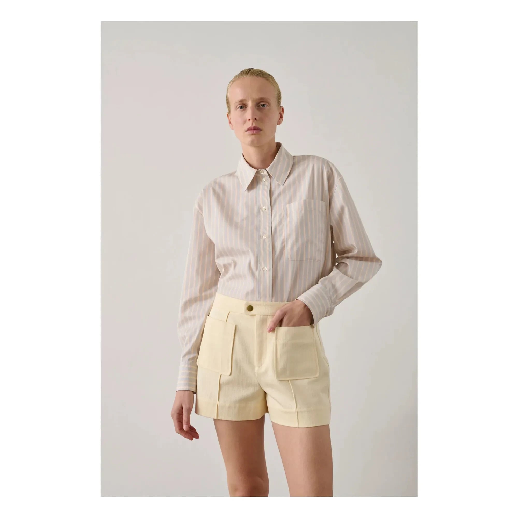 Soeur - Baumwoll-Hover-Shorts | Creme