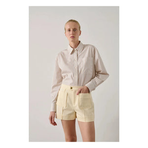 Soeur - Baumwoll-Hover-Shorts | Creme