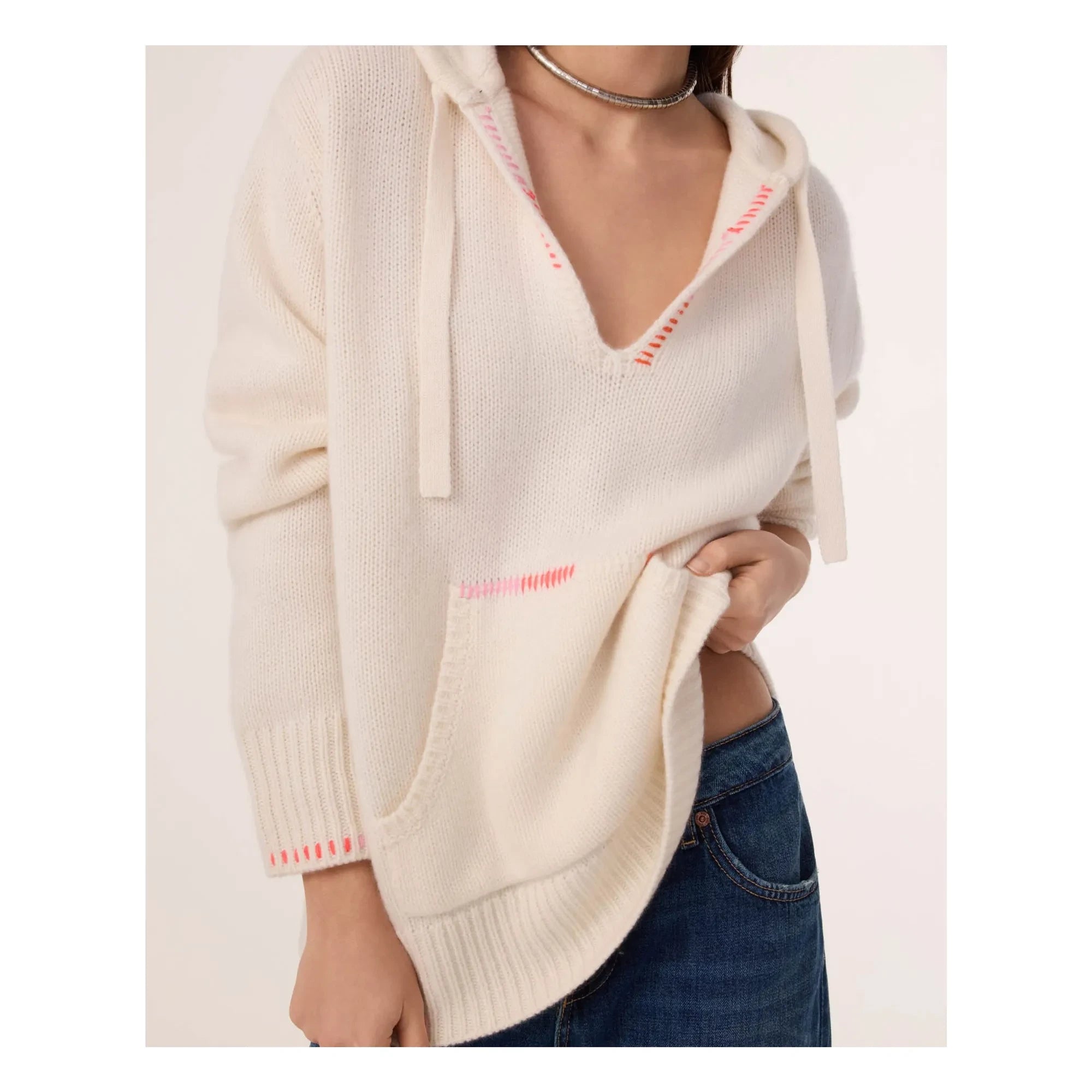 Kujten - Solmar Kaschmirpullover | Weiß