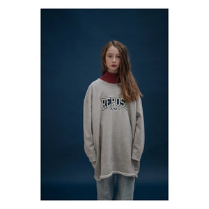 Repose AMS - Bequemes Kleid aus Bio-Baumwolle | Grau