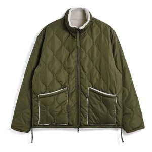 Taion - Militärische Wendbare Stehkragen-Jacke | Khaki