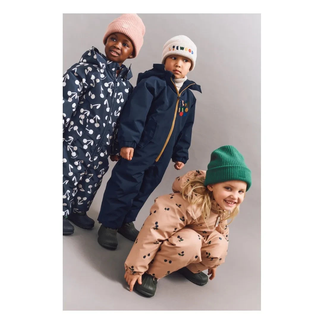 Liewood - Maddy Color-Block-Skioverall aus recycelten Fasern | Nachtblau