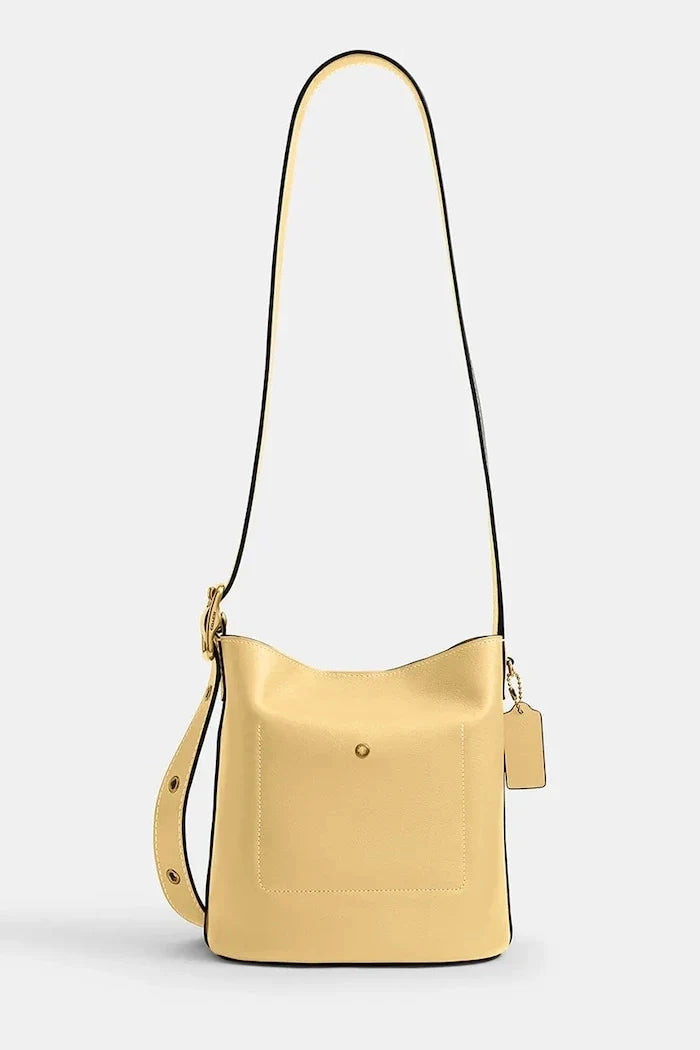 Coach kadın deri crossbody çanta Bleecker Bucket Bag 21