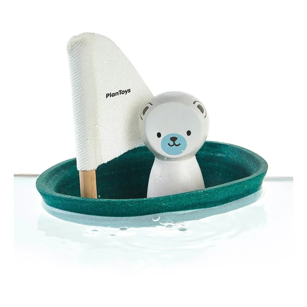 Plan Toys – Schwimmboot Eisbär