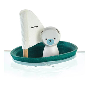 Plan Toys – Schwimmboot Eisbär