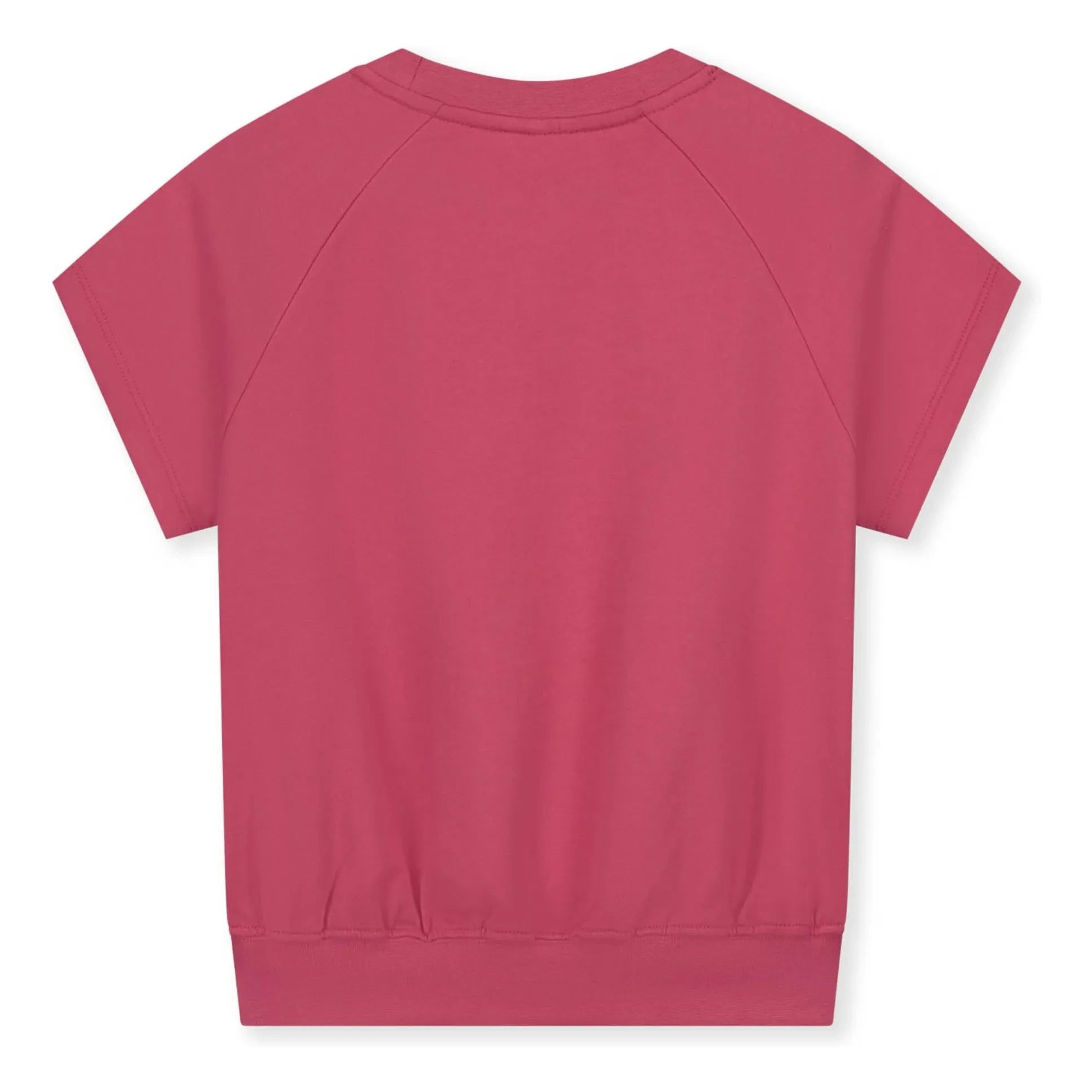 Gray Label - Bio-Baumwoll-Kurzarm-Sweatshirt | Fuchsia