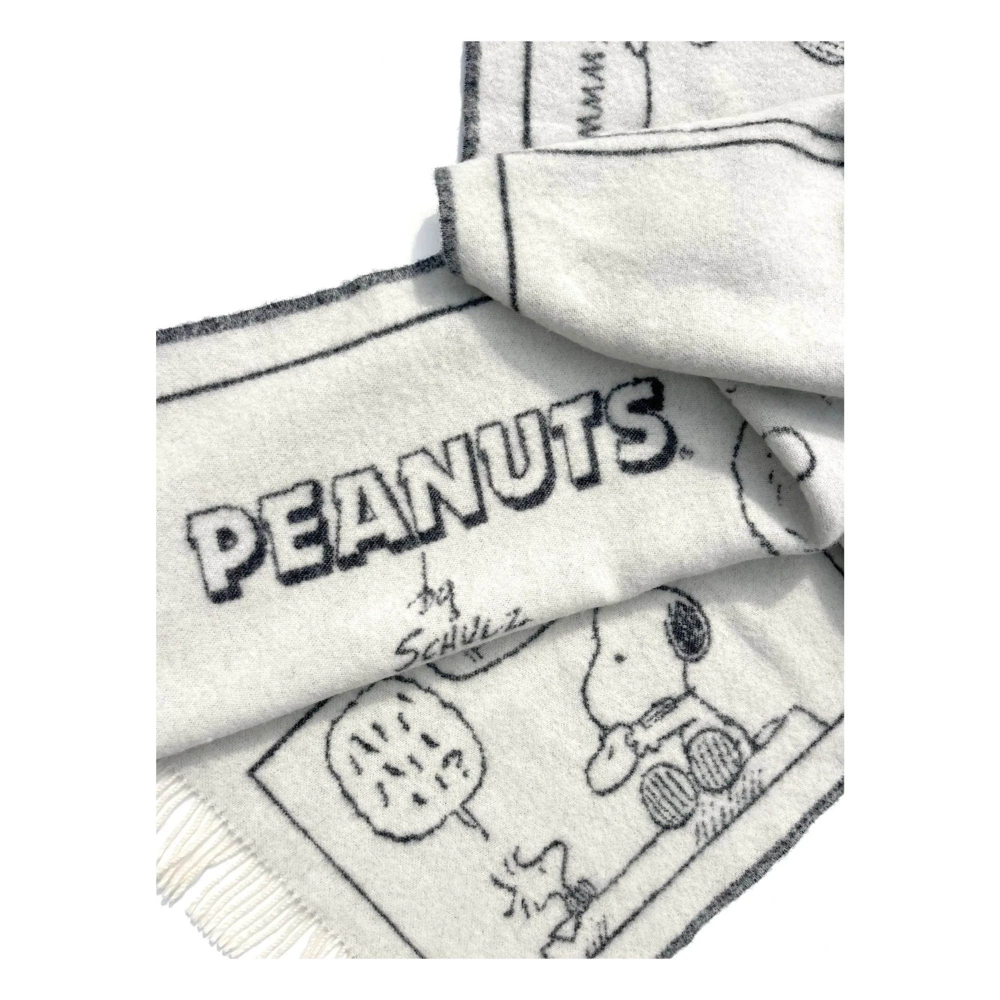 Maison Deux - Peanuts Schal | Schwarz